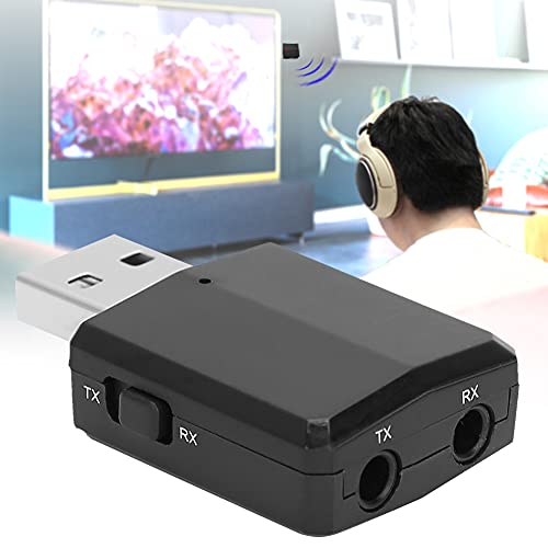 ASHATA USB 4.1 -Senderadapter, Drahtloser USB-Transceiver-Empfänger Tragbar 3 in 1 für mit 2-teiligem Kabel, Plug & Play, für Computer, Laptops, Autoradiosysteme ASHATA USB 4.1 -Senderadapter, Drahtloser USB-Transceiver-Empfänger Tragbar 3 in 1 für mit 2-teiligem Kabel, Plug & Play, für Computer, Laptops, Autoradiosysteme von ASHATA