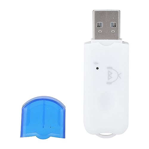 ASHATA USB Bluetooth-Empfänger Audio A2DP Music Wireless Adapter für Auto AUX-Mobiltelefon, USB Bluetooth Wireless Adapter Bluetooth Audio Receiver Unterstützung A2DP V1.2 von ASHATA