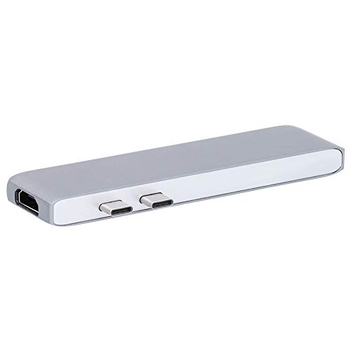 ASHATA USB C Hub 2 X USB3.1 10 Gbit/s Typ C zu USB3.1 Kartenleser für Laptops von ASHATA