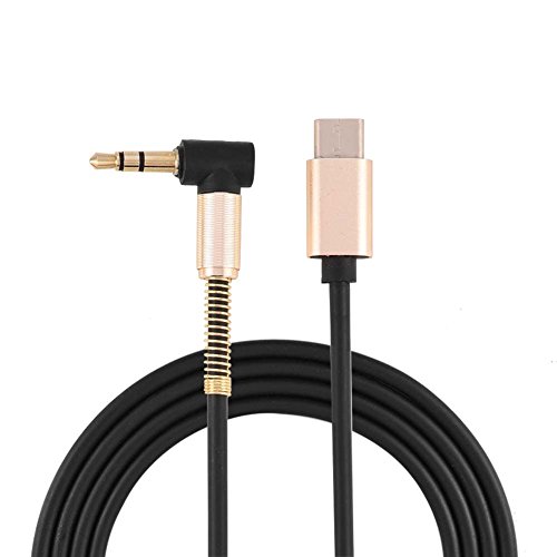 ASHATA USB C auf 3,5 mm Audiokabel 1M, Typ C-Stecker auf 3,5 mm Aux-Klinkenkabel mit vergoldeten Typ C-Smartphones Bluetooth-Lautsprecher Autolautsprecher von ASHATA