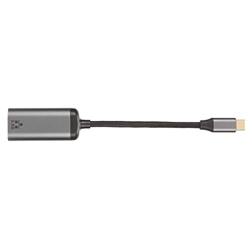 ASHATA USB-C-auf-Ethernet-Adapter, Gigabit-Ethernet-LAN-Netzwerkadapter, Typ-C-Stecker auf Geräteanschlüsse, RJ45-Netzwerkanschluss auf LAN für Typ-C-Schnittstelle von ASHATA