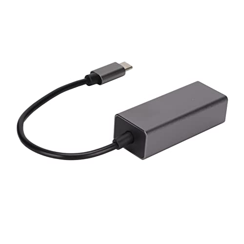 ASHATA USB C auf RJ45 Ethernet Adapter, USB Typ C auf RJ45 Gigabit Ethernet Adapter Kabelkonverter, Kompatibel mit MacBook Pro für Galaxy S9/S8/Note 9(1000 Billionen) von ASHATA