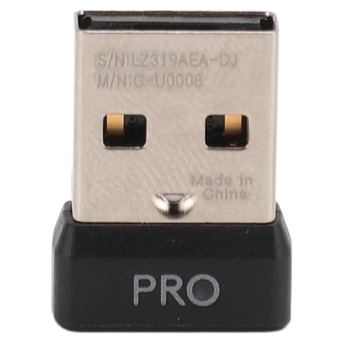 ASHATA USB Dongle Maus Empfänger Adapter Ersatz für G Pro Wireless Maus, Plug and Play 2.4G Wireless Maus Empfänger Adapter von ASHATA