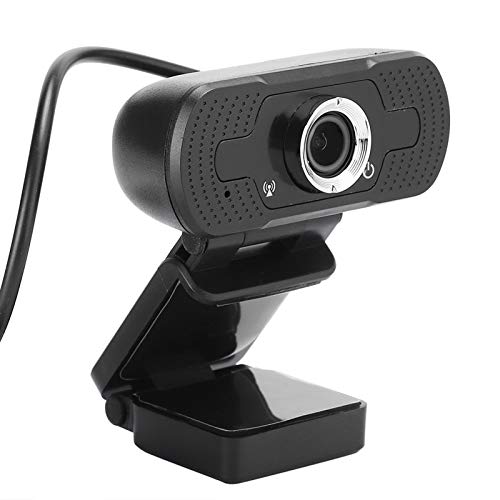 ASHATA USB-Videokamera, 1080P USB-Webcam-Computerkamera mit Mikrofon für Konferenzvideoanrufe Live-Streaming, Webkamera USB-Kamera für Computer Eingebautes Rauschunterdrückungsmikrofon von ASHATA
