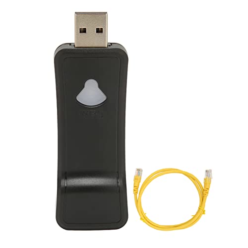 ASHATA USB-Wireless-WLAN-Adapter, Hochgeschwindigkeits-WLAN-Empfänger mit 300 Mbit/S für TV-Spielekonsolen, Drucker, Multifunktions-USB-Wi-Fi-Dongle, Netzwerkadapter von ASHATA