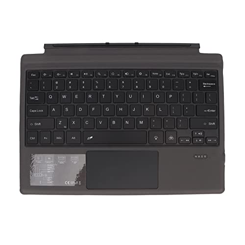 ASHATA Ultradünne Drahtlose Tastatur mit Hintergrundbeleuchtung, Drahtlose Bluetooth-Tastatur für Pro 3 4 5 6 7, Tastatur mit Touchpad Bunte Tastatur für Pro 3 4 5 6 7 von ASHATA