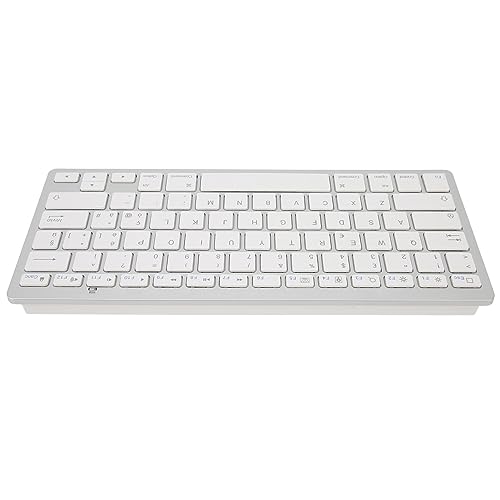 ASHATA Ultraschlanke Kabellose -Tastatur, 78 Tasten, Universelle Tragbare Kabellose -Tastatur für IOS-Tablet, OS X, System (Italienisch) von ASHATA