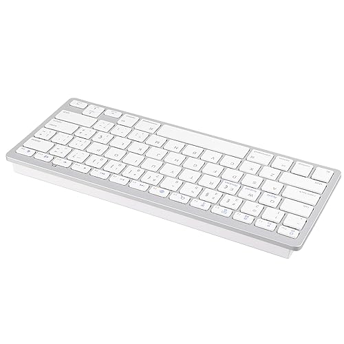 ASHATA Ultraschlanke Kabellose -Tastatur, 78 Tasten, Universelle Tragbare Kabellose -Tastatur für IOS-Tablet, OS X, System (Portugiesisch) von ASHATA