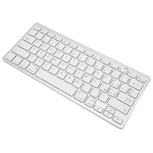 ASHATA Ultraschlanke Kabellose -Tastatur 78 Tasten Universelle Tragbare Kabellose -Tastatur für IOS-Tablet OS X -System (Italienisch) von ASHATA