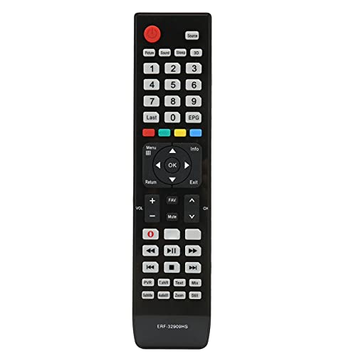 ASHATA Universal-Fernbedienung für Hisense TV Ersatz für ERF-32909HS ERF-32904A Hl55xt770pzln3 LED-TV-Fernbedienung, Einfach zu Bedienen von ASHATA