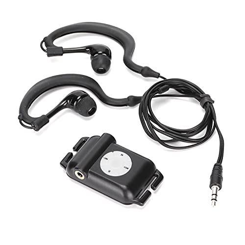 ASHATA Wasserdichter MP3-Player, 4 GB IPX8 Wasserdichter Schwimmer-MP3-Player mit Kopfhörer für Schwimmer, Laufsport von ASHATA