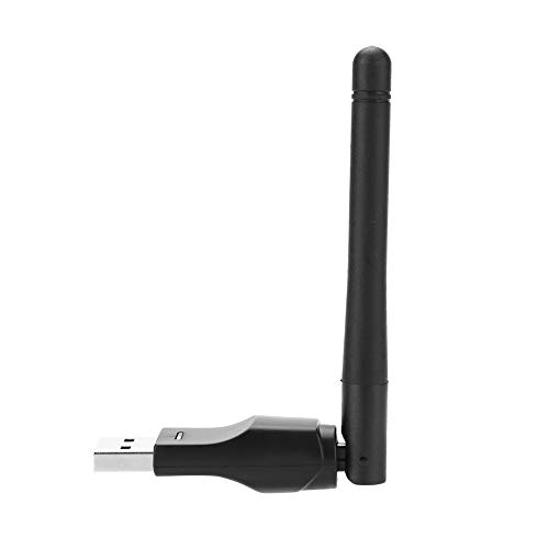 ASHATA WiFi Adapter, WLAN Stick 150 Mbps 2,4 GHz Band Wireless USB WiFi Dongle,Tragbar USB WiFi Adapter 802.11 N/g/b WLAN Stick mit Abnehmbarer Antenne,Kompatibel mit von ASHATA