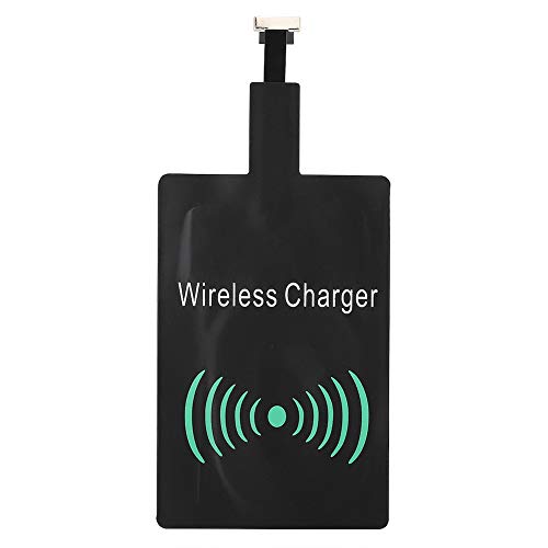 ASHATA Wireless Qi Receiver,Wireless Ladegerät Empfänger Qi Ladeempfänger Charging Receiver,Universal Ladeempfänger Adapter Modul Chip Aufladen Empfänger(Für Micro-USB) von ASHATA