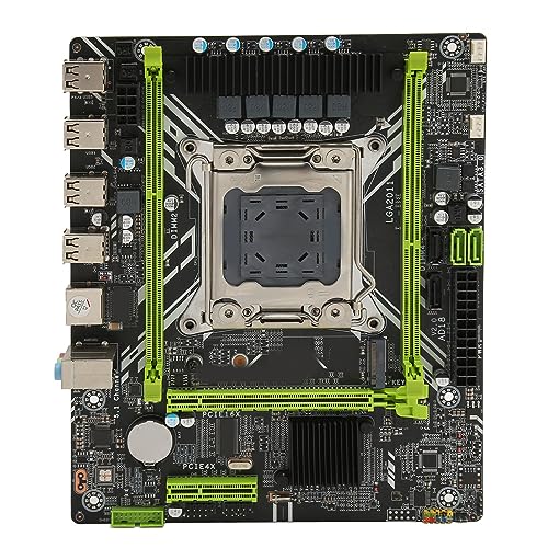 ASHATA X79D 2.0 Computer-Mainboard LGA2011 Pin Dual Channel DDR3-Unterstützung M.2 NVME-Schnittstelle ATX-Gaming-Motherboard für Desktop-PC, Hohe Leistung von ASHATA