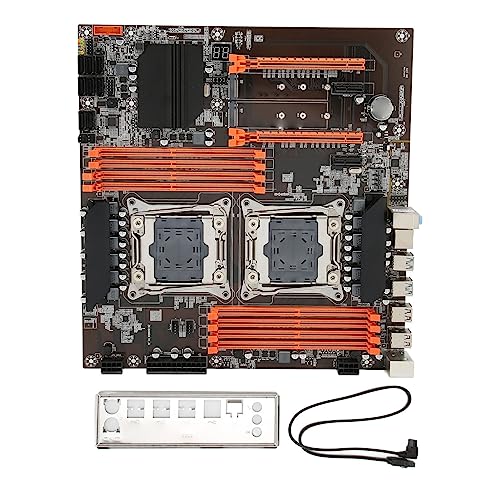 ASHATA X99 DDR4 Motherboard, ATX Motherboard, Dual Channel PC Motherboard LGA 2011 Motherboard SATA3.0, 8 DDR4 DIMM 2 X PCI E, 16X Gen 3.0, 2 X NVME M.2, 1 X RJ45 von ASHATA