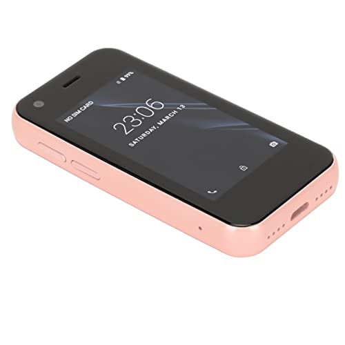 ASHATA XS11 Entsperrtes Smartphone, 2,5-Zoll-Handy WiFi GPS 1 GB 8 GB Quad-Core-Smartphone Studenten(Sakura-Pink) von ASHATA