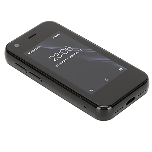 ASHATA Xs11 -Handy, 2,5 Zoll Kleines Telefon WiFi GPS 1 GB 8 GB Quad Core für Android, Entsperrtes Handy für Studenten, Eingebauter Akku(Schwarz) von ASHATA