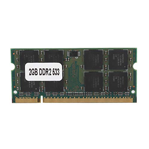 Arbeitspeicher 2GB DDR2,Hohe Speichergeschwindigkeit 533MHZ 2GB RAM DDR2 PC2-4200 Laptop Speicher,200 Pin Laptop-Speicher RAM Notebook Memory für Intel/AMD von ASHATA