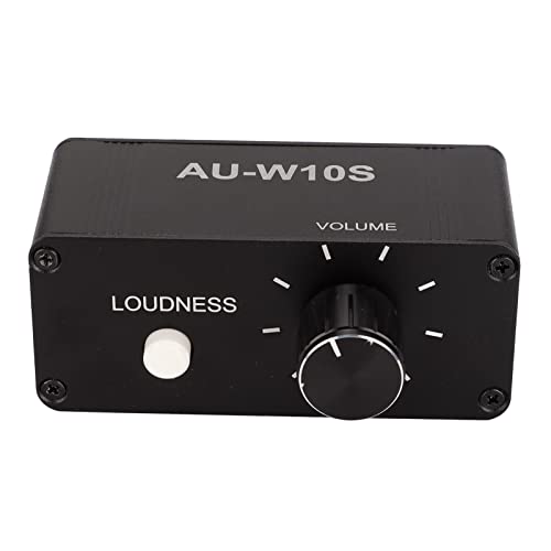 Audio-Verstärkersystem für zu Hause, Verstärker Home Audio Music Controller Stereo-Lautstärkeregler mit 3,5-mm-AUX-Cinch-Buchse, für Lautsprecher-Setups, Karaoke, , von ASHATA