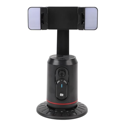 Auto Face Tracking Telefonhalter, 360°-Gesichts Körper Telefon Tracking Stativ, Smart Shooting Kamerahalterung mit Fernbedienung, 2 Fülllicht, für Live Streaming Video Vlog Auto Face Tracking Telefonhalter, 360°-Gesichts Körper Telefon Tracking Stativ, Smart Shooting Kamerahalterung mit Fernbedienung, 2 Fülllicht, für Live Streaming Video Vlog von ASHATA