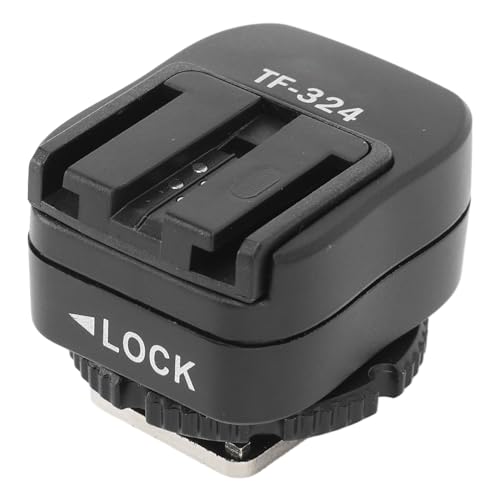 Blitzschuh Adapter mit Zusätzlichem PC Synchronisationsanschluss, Zum Anschließen von Kameras an Zusätzliche Externe Blitzgeräte, Studioleuchten, Blitzgeräte oder Anderes Zubehör Blitzschuh Adapter mit Zusätzlichem PC Synchronisationsanschluss, Zum Anschließen von Kameras an Zusätzliche Externe Blitzgeräte, Studioleuchten, Blitzgeräte oder Anderes Zubehör von ASHATA