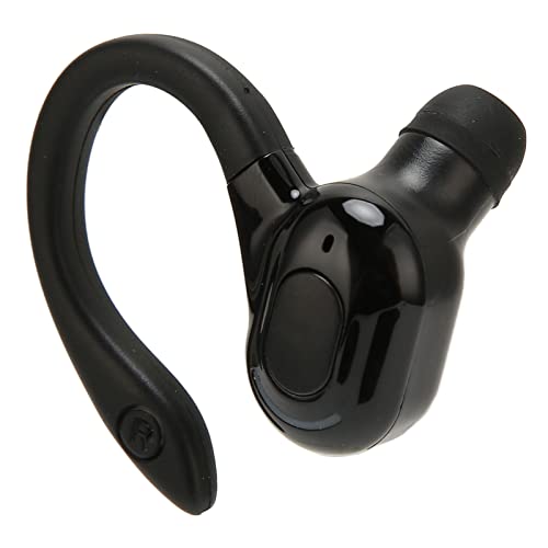 Bluetooth-Headset, Bluetooth-Kopfhörer, Kabellose Ohrhörer, Stereo, Wasserdichtes IPX4-USB-Ladekabel, Kabelloses Einzelohr-Ohrhörer Zum Laufen, Fahren, Schwarz, Verbindung mit Handy/Tablet über Blueto von ASHATA