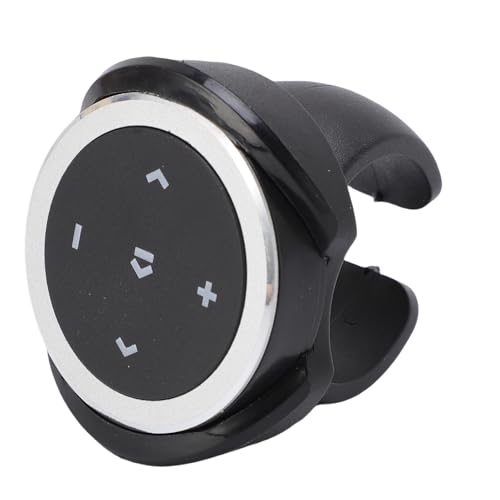 Bluetooth Medientaste, Lenkradfernbedienung für Auto, Fahrrad, Motorrad, Tragbarer Musik Controller, für Smartphones und Tablets Bluetooth Medientaste, Lenkradfernbedienung für Auto, Fahrrad, Motorrad, Tragbarer Musik Controller, für Smartphones und Tablets von ASHATA