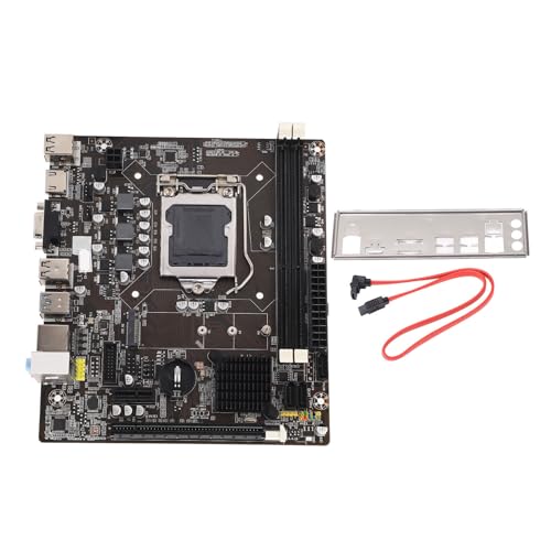 DDR3-Motherboard, Computer-Motherboard-Unterstützung 1155 Pins I3 I5 I7-Prozessor 2 DDR3 100M-Netzwerkschnittstelle, Hochgeschwindigkeits-Netzwerk-stabiles Power-Gaming-Motherboard von ASHATA