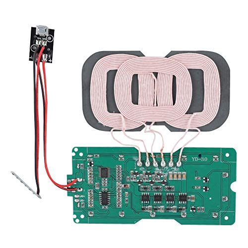 DIY QI Standard 3 Spule Drahtlose Aufladung Sender Modul Platine Spule Ladegerät Micro Lademodul für Handy von ASHATA