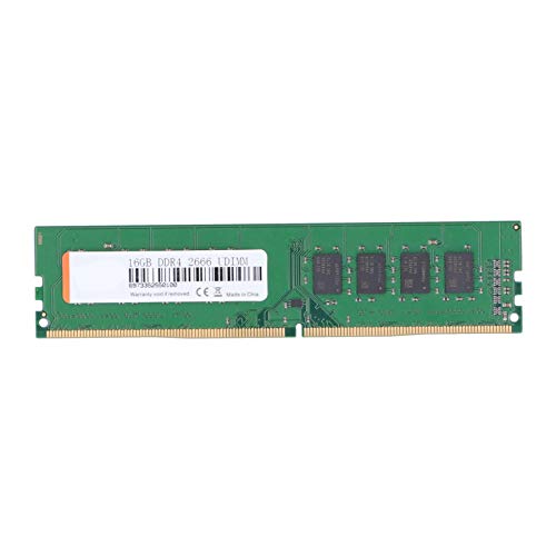 Desktop-Speicher-RAM-Karte, 16 GB DDR4 2666 MHz 288PIN Desktop-Speicher-Stick-RAM für Desktop-Computer, grün von ASHATA