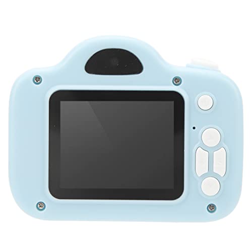 Digital Kinder-Digitalkamera, 2000 W HD 2,0-Zoll-Bildschirm-Fotokamera, Wiederaufladbares Multifunktionales Kinder-Camcorder-Spielzeug für Kleinkinder, Jugendliche, Mädchen, Jungen (Blau) von ASHATA