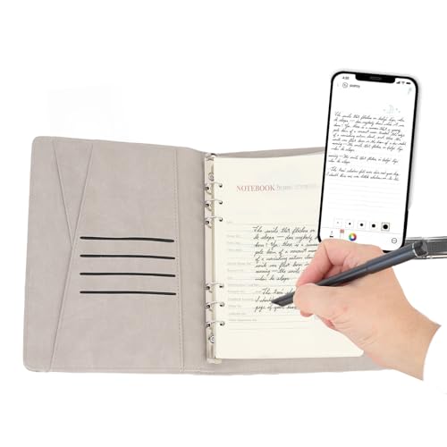 Digital Smart Pen Notebook und Schreibplatine, 3 in 1, Echtzeit Digitalisierungssynchronisierung Konvertieren in Text und Freigabe von Papiernotizen, Kompatibel mit Smartphones Digital Smart Pen Notebook und Schreibplatine, 3 in 1, Echtzeit Digitalisierungssynchronisierung Konvertieren in Text und Freigabe von Papiernotizen, Kompatibel mit Smartphones von ASHATA