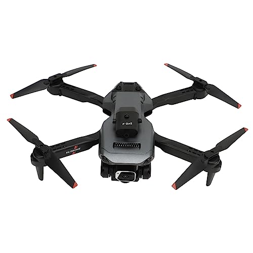 Drohnen mit Kamera, Vier-Wege-Hindernisvermeidungsdrohne, 4K HD 50-facher Zoom, Faltbarer Dual-Kamera-Quadcopter für Personen über 14 Jahre von ASHATA
