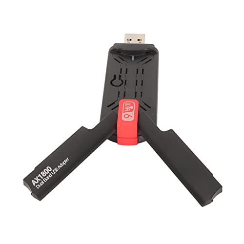 Dualband-WLAN-Dongle, Hochgeschwindigkeits-USB3.0-Netzwerk-Senderempfänger, USB-WLAN-Adapter mit 5-GHz-Band Bis zu 1201 Mbit/s oder 2,4-GHz-Band Bis zu 573,5 Mbit/s für Dualband-WLAN-Dongle, Hochgeschwindigkeits-USB3.0-Netzwerk-Senderempfänger, USB-WLAN-Adapter mit 5-GHz-Band Bis zu 1201 Mbit/s oder 2,4-GHz-Band Bis zu 573,5 Mbit/s für von ASHATA