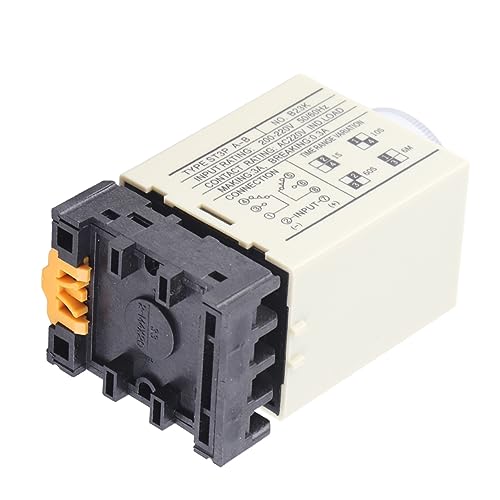 Einschaltverzögerungs-Timer-Relais mit Timing-Einschaltfunktion, ST3PA-B 0-10S Einschaltverzögerungs-Timer-Relais Regler-Steuerzeitrelais mit Basis-Wechselstrom 220V Einschaltverzögerungs-Timer-Relais mit Timing-Einschaltfunktion, ST3PA-B 0-10S Einschaltverzögerungs-Timer-Relais Regler-Steuerzeitrelais mit Basis-Wechselstrom 220V von ASHATA