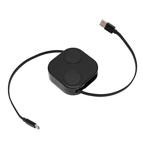 Einziehbares USB-Schnellladekabel, Cable Matters Kurzes Einziehbares USB-C-Kabel, 3-in-1-5A-PD-Multi-USB-Kabel mit Telefonhalter IP-Typ-C-Micro-USB-Anschluss 3,3 Fuß Einziehbares USB-Schnellladekabel, Cable Matters Kurzes Einziehbares USB-C-Kabel, 3-in-1-5A-PD-Multi-USB-Kabel mit Telefonhalter IP-Typ-C-Micro-USB-Anschluss 3,3 Fuß von ASHATA