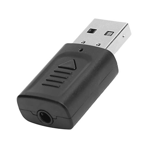 -Empfänger Sender, 2-in-1-Wireless-Audioadapter AUX Fahrzeugmontierter Dongle 5.0-Audioadapter für Lautsprecher, Computer, Fernseher von ASHATA