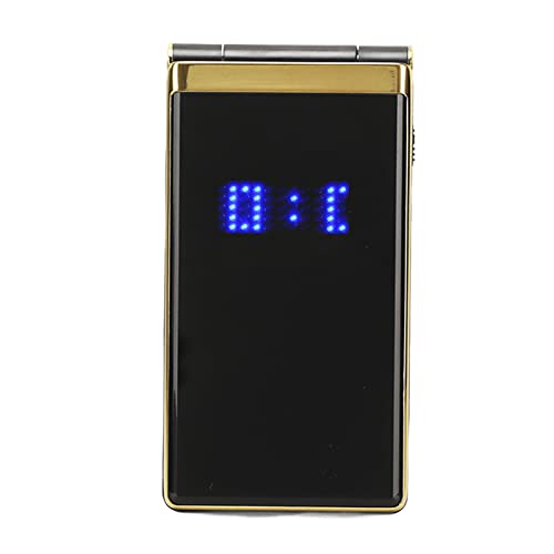Entsperrtes Senioren Flip Handy, Einfach zu Bedienendes Flip Multifunktions Handy für ältere Menschen mit SOS Taste und Lautsprecher, Dual SIM Dual Standby, LED Taschenlampe, Großer Taste, Hoher Lauts von ASHATA