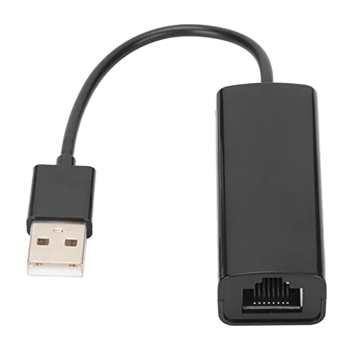 Ethernet-Adapter, USB 2.0 auf 10 100 Netzwerk-RJ45-LAN-Kabeladapter, Netzwerkadapter, Plug-and-Play, für Switch-Konsolen, Laptops, Desktops, für für OS X von ASHATA