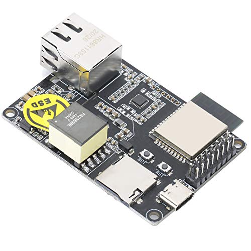 Ethernet Adapterkarte,T-Internet-POE ESP32 Ethernet Adapter Hardware,ESPRESSIF-ESP32-WROOM LAN8720A SI3404 Programmierbarer Ethernet Adapter,programmierbare Hardware für PC Desktop Computer von ASHATA