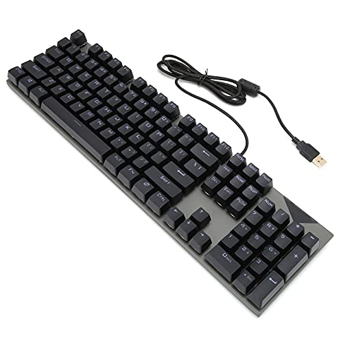 Gaming-Tastatur, PC-Tastatur mit Hintergrundbeleuchtung für Win Me/Win 2000/XP/7/8/10/Vista und Andere Home-Office-Schulbetriebssysteme von ASHATA