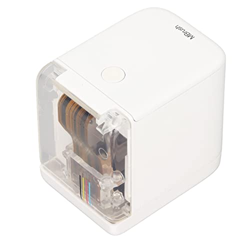 Handheld-Drucker, Tragbarer Mini-Tintenstrahldrucker, 1200 Dpi, Farbdrucker, Barcode-Drucker, WiFi-Verbindung, Typ-C-Schnittstelle, für Benutzerdefiniertes Textnummern-Code-Etiketten-Symbolmuster von ASHATA