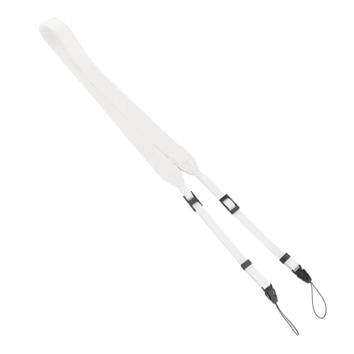 Kameragurt Hals Schultergurt, Verstellbarer Kamera Hals Schultergurt für 12, für Link 3, für EVO, Digitalkamera, DSLR Kamera (White) von ASHATA
