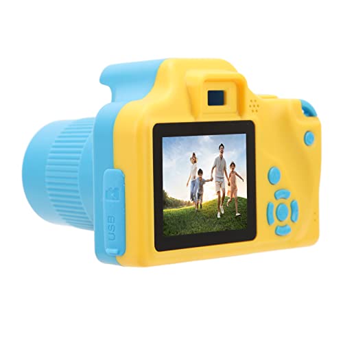 Kinderkamer Selfie Kamera, Digitalkamera für Kinder, Kleinkind Kamera, Geburtstagsgeschenk, 2 Zoll Bildschirm, 5 MP, Foto, 1080p HD, Tragbare Digitalvideokamera, USB Aufladung von ASHATA