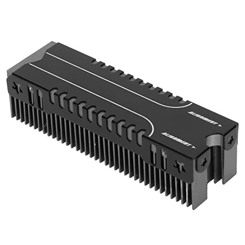 M.2 SSD Kühler, 38 Kühlrippen M.2 2280 SSD Kühlkörper mit Wärmeleitpad für PS5 PC M.2 PCIE NVMe SSD oder M.2 SATA SSD, Mg Aluminiumlegierung M.2 SSD Kühler, 38 Kühlrippen M.2 2280 SSD Kühlkörper mit Wärmeleitpad für PS5 PC M.2 PCIE NVMe SSD oder M.2 SATA SSD, Mg Aluminiumlegierung von ASHATA