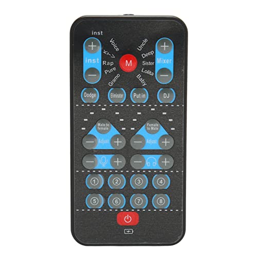 M10 -Sprachwechsler, Mehrsprachiger Sprachverzerrer, Soundkarten-Sprachwechsler mit 8 Soundeffekten für Mobiltelefone, Computer, Laptops M10 -Sprachwechsler, Mehrsprachiger Sprachverzerrer, Soundkarten-Sprachwechsler mit 8 Soundeffekten für Mobiltelefone, Computer, Laptops von ASHATA