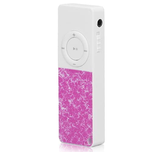 MP3 Player, Tragbarer Digitaler Audio Musikplayer, HIFI Musikplayer mit Verlustfreiem Sound, Intelligente Digitale Rauschunterdrückung, Erweiterung auf Bis zu 64 GB, für Studenten, Kinder(Rosenrot) von ASHATA