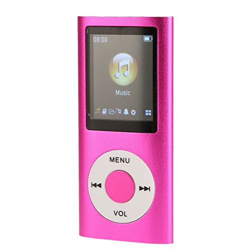 MP3-Player mit Bluetooth, 1,8-Zoll-MP4-Player, Tragbarer HiFi-Sound, MP3-Musikplayer mit Bluetooth-Unterstützung, Speicherkarte, Ultradünner LCD-MP4-MP3-Player mit Bluetooth für Studenten, die Laufen von ASHATA