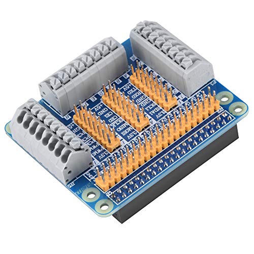 Multifunktionales GPIO-Erweiterungsboard für Raspberry Pi 2 3 B,Plug-and-Play-GPIO-Board mit Schrauben und Jumber Caps,Hervorragende Qualität und Druckverfahren von ASHATA