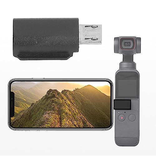 Osmo Pocket Handkamera, Handy Anschluss Zubehör für Android Reverse Interface Smartphone Adapter für DJI Pocket 2 Smartphone Video Rig, von ASHATA